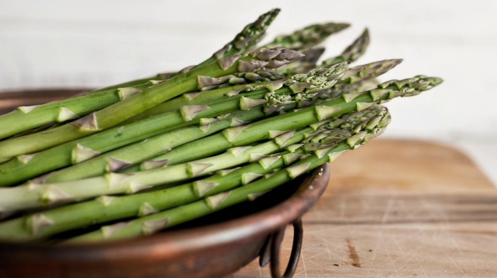 fresh asparagus on table | Spring Vegetable Garden Plants Perfect For Spring Growing Season | vegetable garden plants | spring garden vegetables