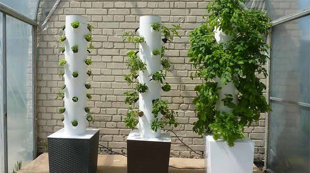 Indoor or Outdoor for Soil Vertical Strawberry Planter Micro Garden PVC Tower Aeroponics DIY Hydroponics Aquaponics