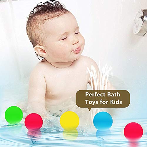 Ip67 Waterproof Color Changing Hot Tub Ball Lights 16 Colors Changing Modes Remote Control Pond LED Ball Lights for Pool Garden Backyard Lawn Beach Party Decor Floating Pool Light Ball 1-Pack 