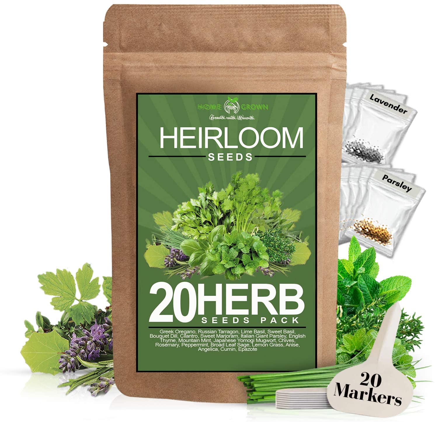 Marjoram Thyme Mint Tarragon Heirloom and Non GMO Chives Basil Parsley 3000+ Seeds for Planting for Outdoor or Indoor Herb Garden Dill Oregano Cilantro 10 Culinary Herb Seed Vault 