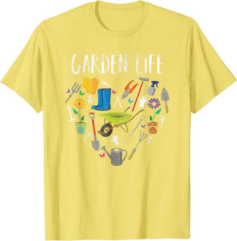 and into the garden i go t shirt