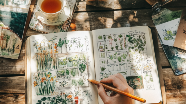 Garden Journal to Track, Reflect, and Nurture Your Plants