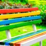 colored bench | Relaxing Outdoor Garden Benches Perfect For Your Summer Garden | Featured