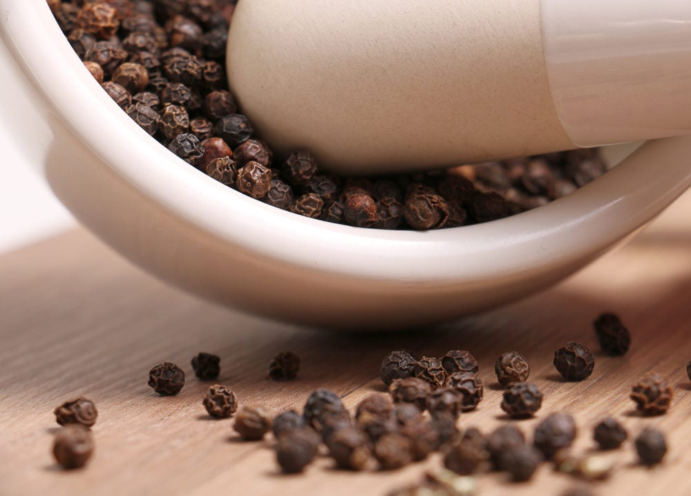 Black pepper | The Best Homemade Dog Repellent For Your Garden | citrus fruits