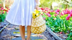 Woman With Flower Basket | DIY Spring Garden Ideas To Get Ahead This Growing Season | Featured